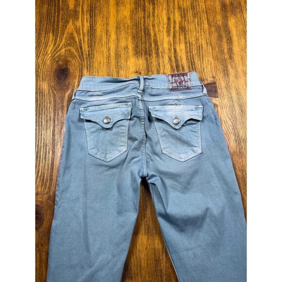 True Religion Y2K Misty Skinny Swarovski Light Wash Jeans - Picture 5 of 8